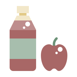 vinagre de sidra de manzana icono