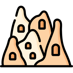 casas de pedra Ícone