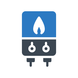 Gas heater icon