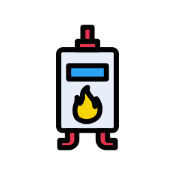 calentador a gas icono