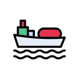 Container ship icon