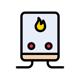 Gas heater icon