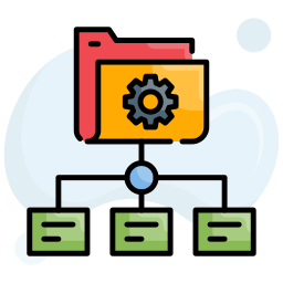 integración de datos icono