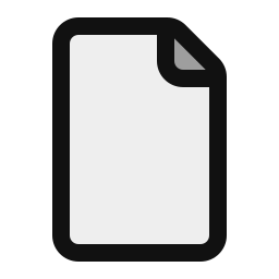wit papier icoon