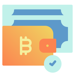portfel bitcoinów ikona