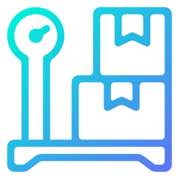 Weight scale icon