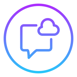 cloud-messaging icon