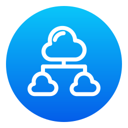 Cloud computing icon