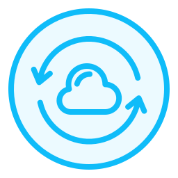 Cloud sync icon