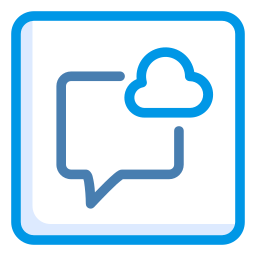 cloud-messaging icon