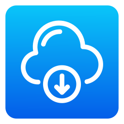 cloud downloaden icoon