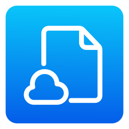 Cloud computing icon