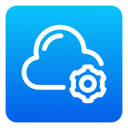 Cloud service icon