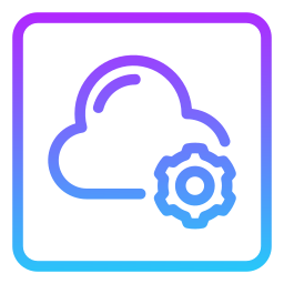 Cloud service icon