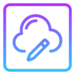 Cloud computing icon