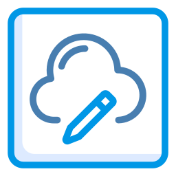 Cloud computing icon