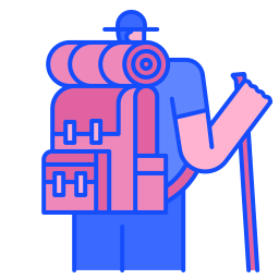 backpacker ikona