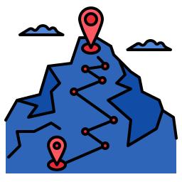 trasa górska ikona