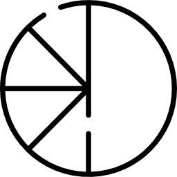 diagramme circulaire Icône