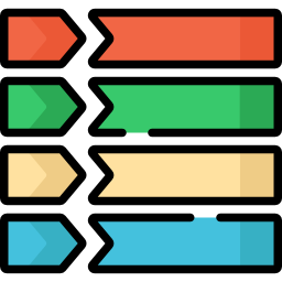 diagramme à bandes Icône