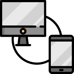 monitor de computadora icono