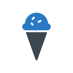 cucurucho de helado icono