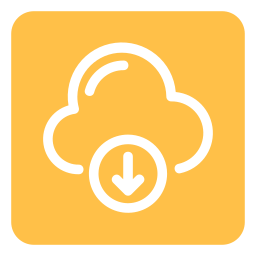 cloud downloaden icoon