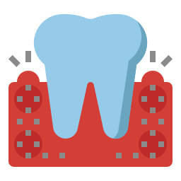 enfermedad periodontal icono