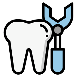 Tooth extraction icon