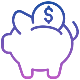 Piggy bank icon