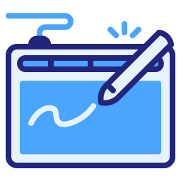 Graphic tablet icon