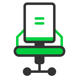 Office chair icon