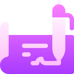 Bank check icon