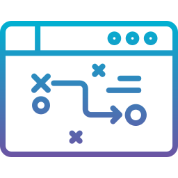 stratégie de marketing Icône