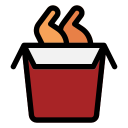 Chicken bucket icon