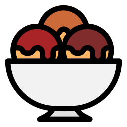 Ice cream cup icon