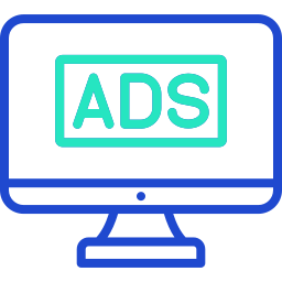 Video advertising icon