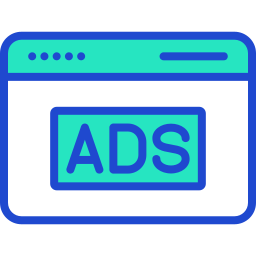 Video advertising icon