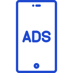 Video advertising icon