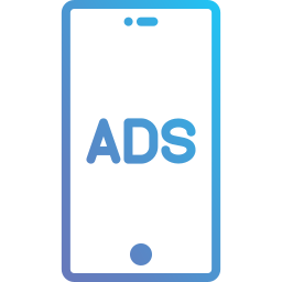 Video advertising icon