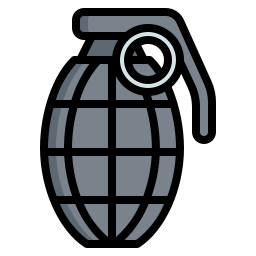 granada de mano icono