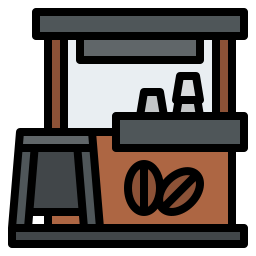 Coffee shop icon