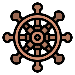 Ship wheel icon