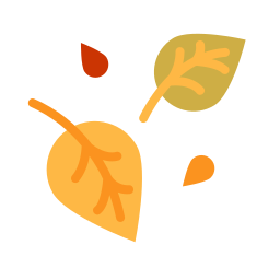 hojas secas icono
