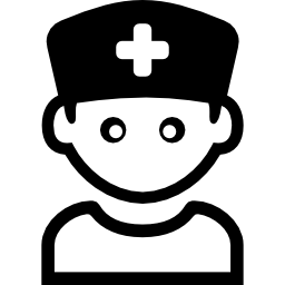 dzieciak z kapeluszem z krzyżem ikona