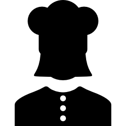 Female chef icon