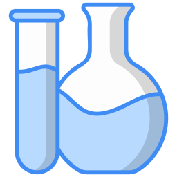 Lab equipment icon