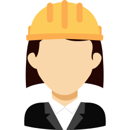 Construction worker icon
