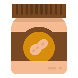 mantequilla de maní icono