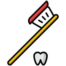 limpieza de dientes icono
